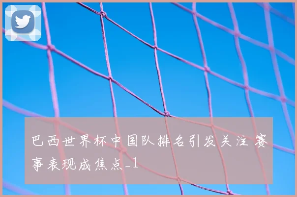 巴西世界杯中国队排名引发关注 赛事表现成焦点_1