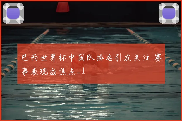 巴西世界杯中国队排名引发关注 赛事表现成焦点_1